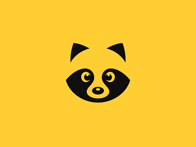 Tanuki animal logo creative cute fun japanese raccoon dog kreatank logo logo design negative space playful raccoon simple sweet tanuki