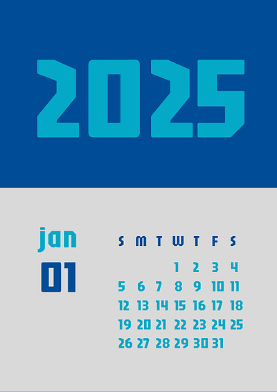 Calendar 2025 2025 calendar design graphic graphicdesign january print printdesign