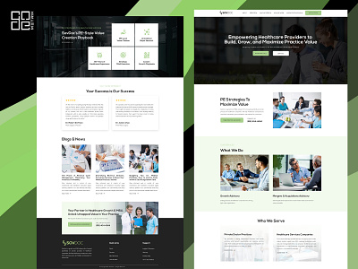 SOVDOC - Healthcare Growth & Advisory Website Design design graphic design growth healthcare medical photoshop ui ux web design web development wordpress