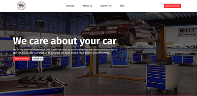 Kellian Enterprises Website autogarage design ui website