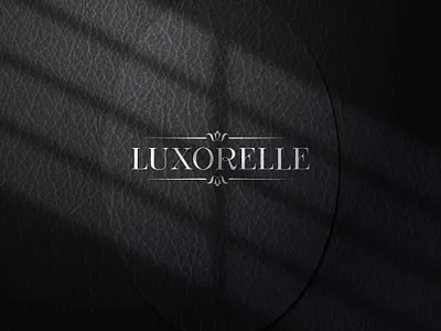 LUXORELLE- LUXURY CLOTHING BRAND LOGO animation best logo branding design elegant logo graphic design logo logo design luxury logo new logo perfume logo product design typography