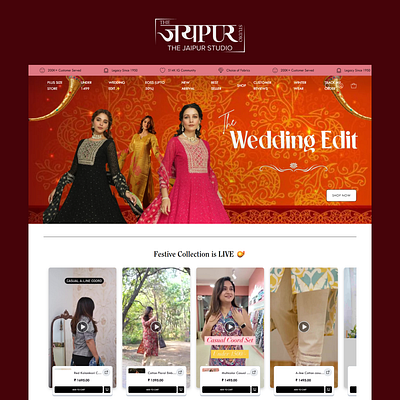 JAIPUR STUDIO - Website 3d animation branding graphic design logo ui