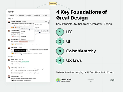 Notification Modal SaaS UX UI activity modal clean ui design psychology inbox message minimal ui notification notification modal popup saas modal saas product saas ui tooltip ui user interface ux ux law