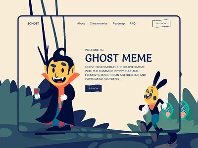 Ghost meme - crypto meme token animation crypto fun funny website ghost ghost coin meme meme coin meme coin design meme coin landing page meme coin website meme landing page meme token meme token design memecoin memecoin website web design