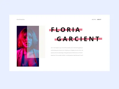 Portfolio UI - About Me about about me about page about us minimal portfolio portfolio design