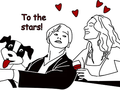 Titanic character icon illustration vector