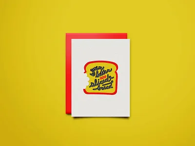 Valentine #2 card illustration lettering print valentine