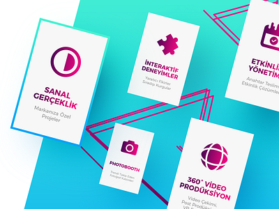 VR IN Website / Services Icons agency box concept design digital grid headline icons illustration interaction interface purple services technology typography ui user experience user inteface ux website