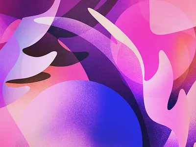 Organic Shapes branding colors design exploration gradient illustration nature