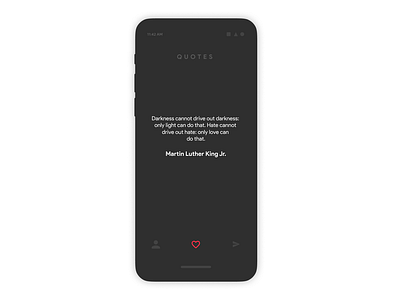Minimal Quotes android app branding clean app design illustration ios like minimal quote quotes simple design typography ui ui ux design ui designer ui. ux uidesign userinterface ux designer