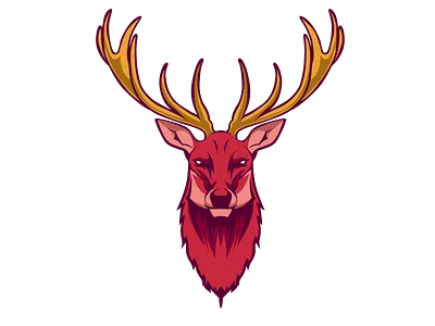 Deer head vector american animal branding coreldrawx7 deer design ecommerce head icon illustration logo photoshop vecor vector vexel vexel art