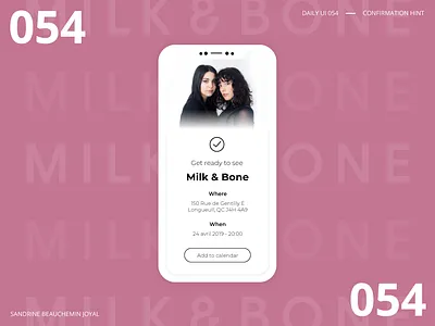 Daily UI 054 - Confirmation Hint confirmation confirmation hint daily ui daily ui 054 dailyui design illustration ui vector