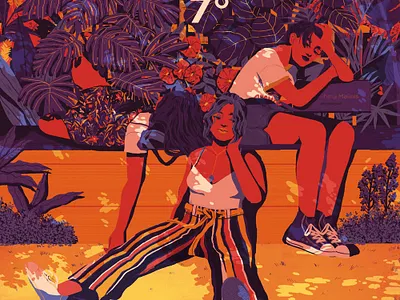 Banas 01 artph girls illustration summer