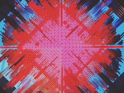 Net form c4d daily glitch graphics octane shots
