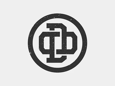D+O Logo black clean design do dribbble illustrator logo modern monogram simple white