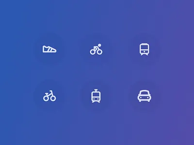 Exploring transportation icons icon iconography illustration line illustration transportation