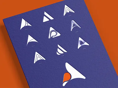 Arcpine Logo Options arcpine branding design flat font identity letter a letter p logo mark logo options logo styles