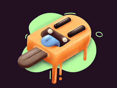 Gelatto character crazy design fun icon icon design illustration isometric procreate