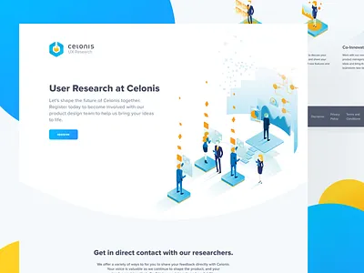 User Research Celonis brand celonis clean design identity illustration minimal processmining typography ui ux vector web website