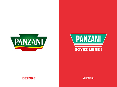 Panzani's logo #2 adobe before and after branding freelance graphic design italia logo logotype design pasta redesign typography visual identity