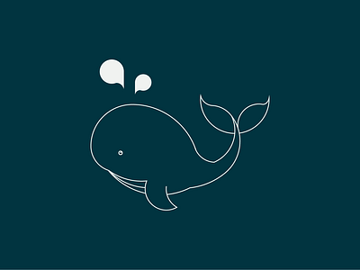 Whale Whale Whale branding design illustration logo vector