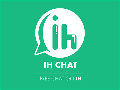 In-hour Chat Concept Logo branding design illustration logo logo a day logomaker ui vector