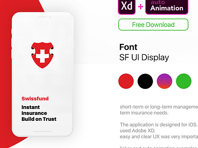 Free Insurance App Animated Template FREE DOWNLOAD adobe xd adobe xd app adobe xd free app app arquivo comprimido ui ux design design design app free animation free downloan ios design mockup ux design xd sources