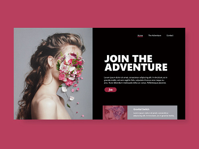 Join The Adventure creative damilola emmanuel akinosun uidesigner uiux web