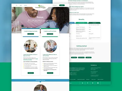 Trademark Properties / Website Design design desktop nav development homepage ui ux web web design website design