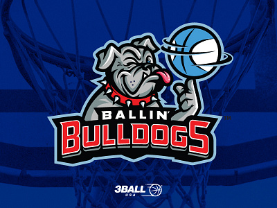 Ballin Bulldogs ball basketball bulldog logo mascot mascot design mascot logo sport logo sports sports logo