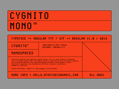 Cygnito Mono™ coding coding font cygnito cygnito font cygnito mono cygnito typeface display font indonesia modular modular font monospaced monospaced font new font otf regular regular font tech font ttf