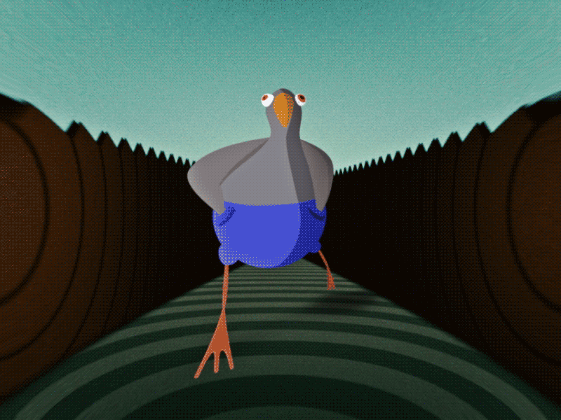 12framesaday Sassy Pigeon 12framesaday 2d 2danimation animation animation2d characteranimation framebyframe walkcycle