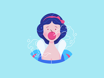 Disney Avatars - Snow White character design digital 2d digital art disney disney princess illustration snow white vector vector art