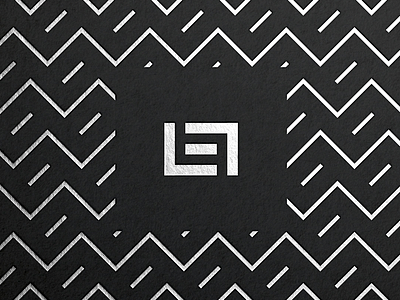 LF Logo Pattern behance black white brand branding graphic designer icon identity l logo lf logo logo logo design logo designer logofolio logomark monogram pattern personal brand repeating pattern zig zag