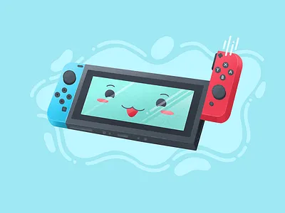 Switch! character colorful console drawing fortnite handdrawn handheld illustration kawaii mario nintendo nintendo switch procreate zelda