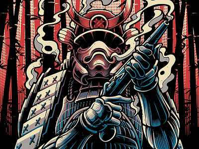 SOGUN HEISHI - SAMURAI TROOPER bushido dark side darth vader demon hannya imperial japan art japan tattoo japanese samurai japanese tattoo oni samurai samurai tattoo shogun star wars star wars stormtrooper starwars stormtrooper tattoo art