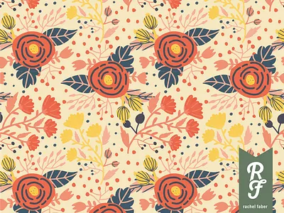 Spring Patterns design flower illustration nature pattern