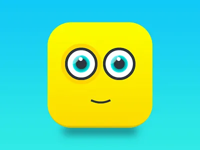Sfronzols Icon android app design game icon illustration ios iphone kids sketch tamagotchi vector yellow