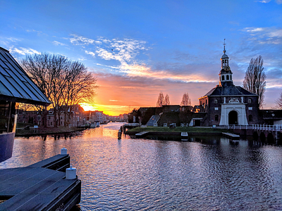 Canal Sunset sunset photo edit