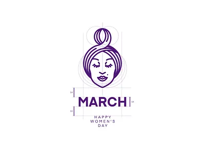 International women's day 8 march branding design illustration international womens day logo vector womens day
