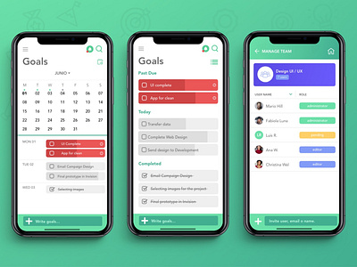 Build App app deadline design goals ios task ui ux