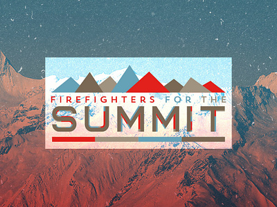 Firefighters For The Summit camping logo logo design