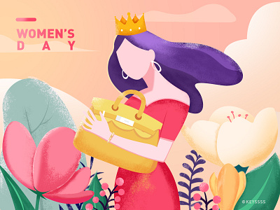 happey women's day illustration
