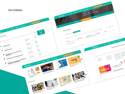 More Screens from Wizity lms screens uidesign ux wiz wizity