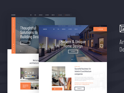 Nextin - Architecture & Interior Design PSD Template architect architects architecture design building business construction interior interior architecture interior design