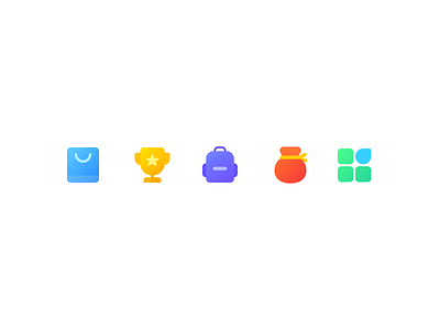 Nacigation Icons design icon illustration practice shape ui