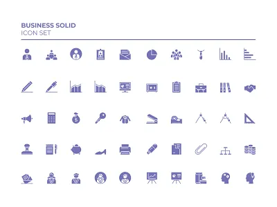 Business Solid business icon icon sets identity office office icons solid