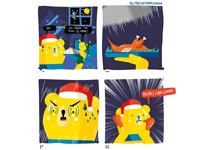 GOGOVAN Christmas Comic christmas comic illustration