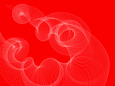 Red Spin design generative art graphic design p5.js p5xjs