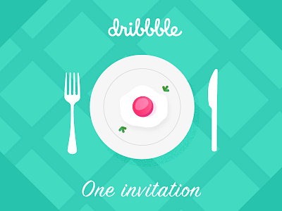 Dribbble Invitation design